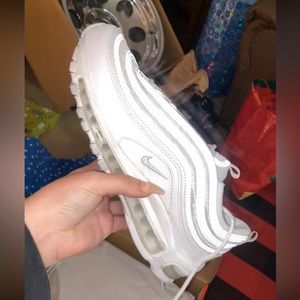 Women’s white nike 97’s
